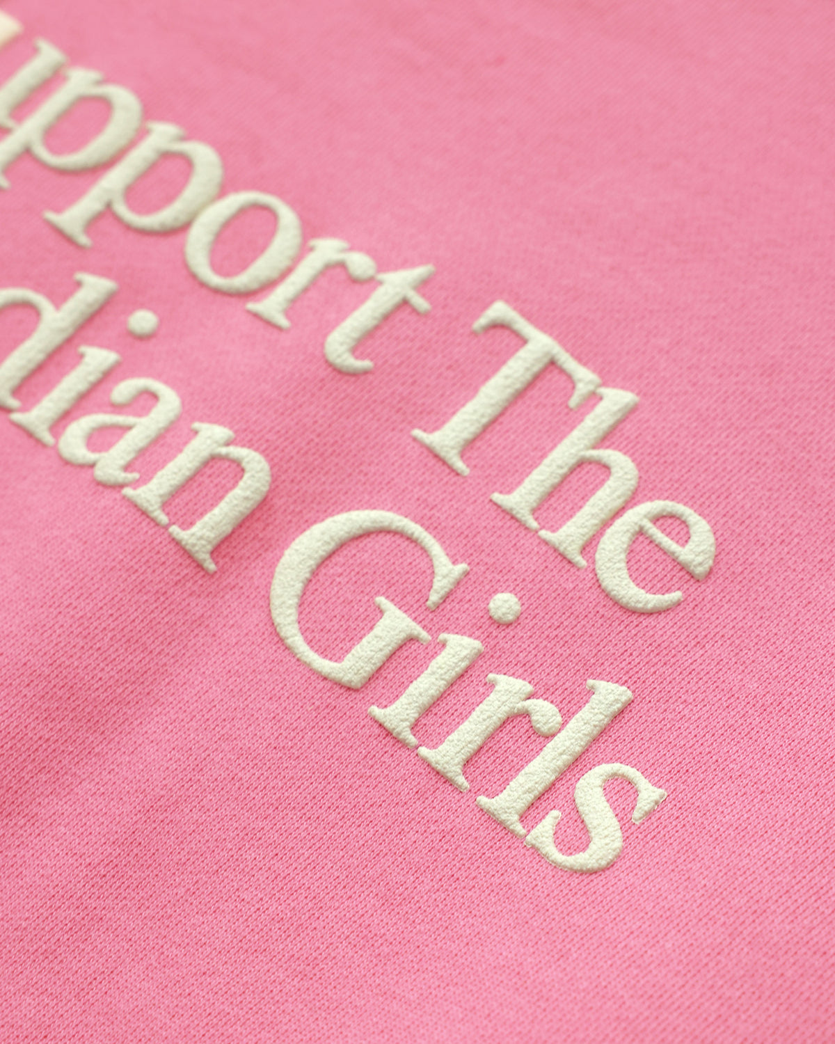 Made in Canada Fleece Support the Canadian Girls Sweatshirt Pink - Unisex - Province of Canada