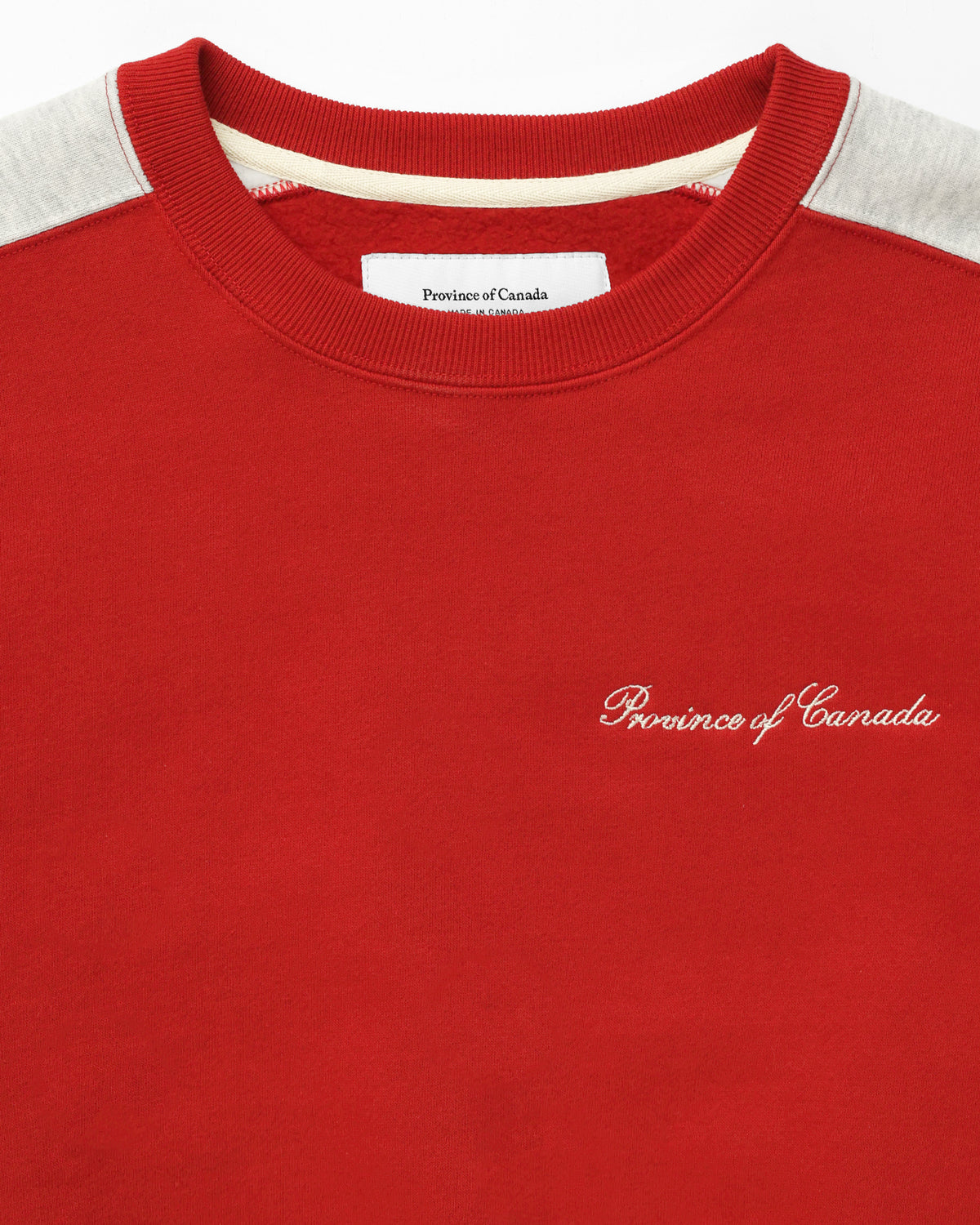 Made in Canada - Club Fleece Sweatshirt Red - Unisex - Province of Canada