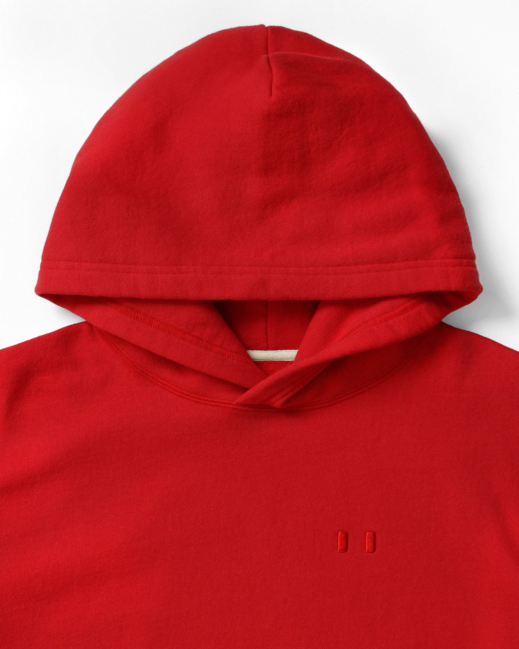 Made in Canada Flag Fleece Hoodie Red - Unisex - Province of Canada