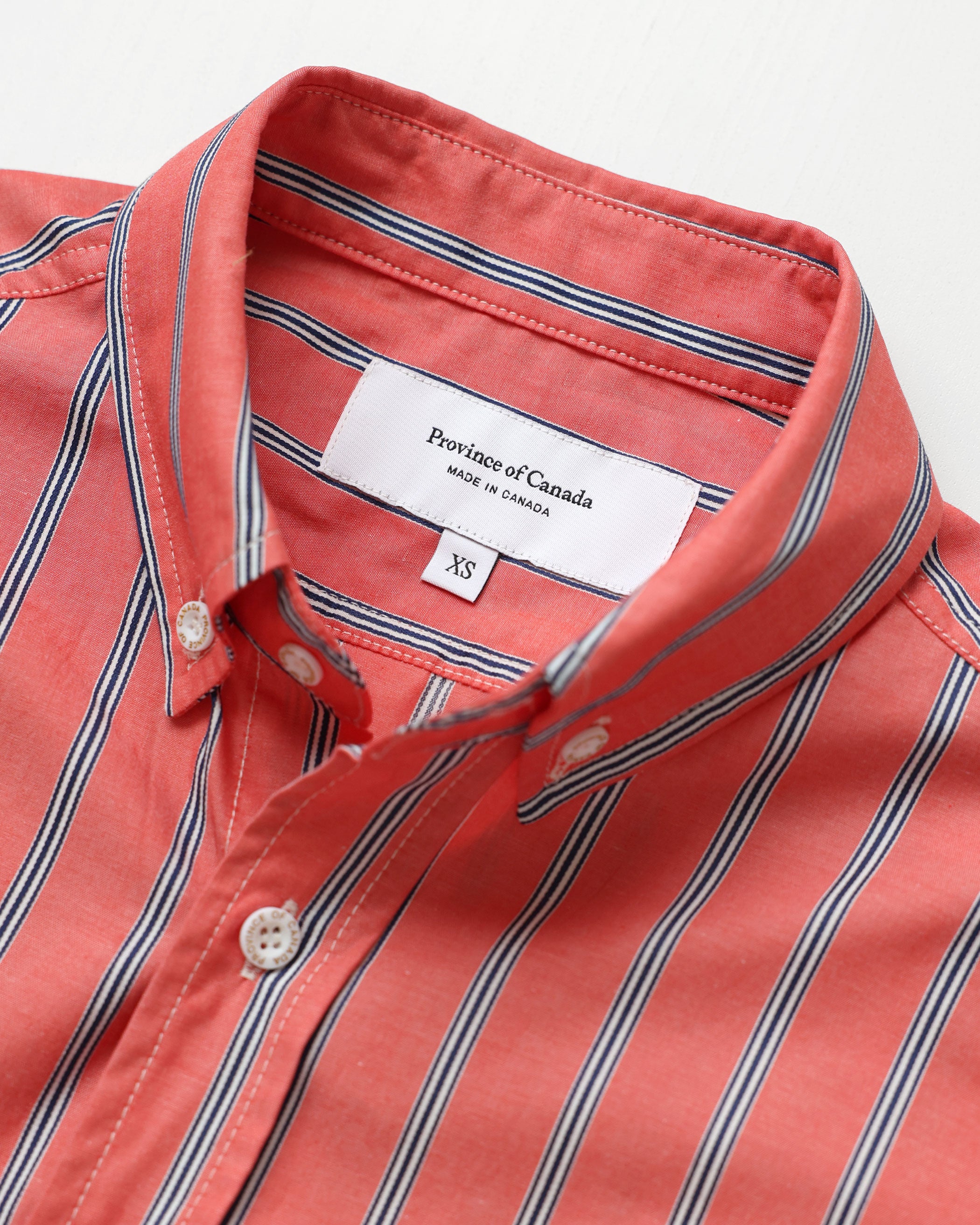 Made in Canada 100% Cotton Button Down Chelton Shirt - Unisex - Province of Canada