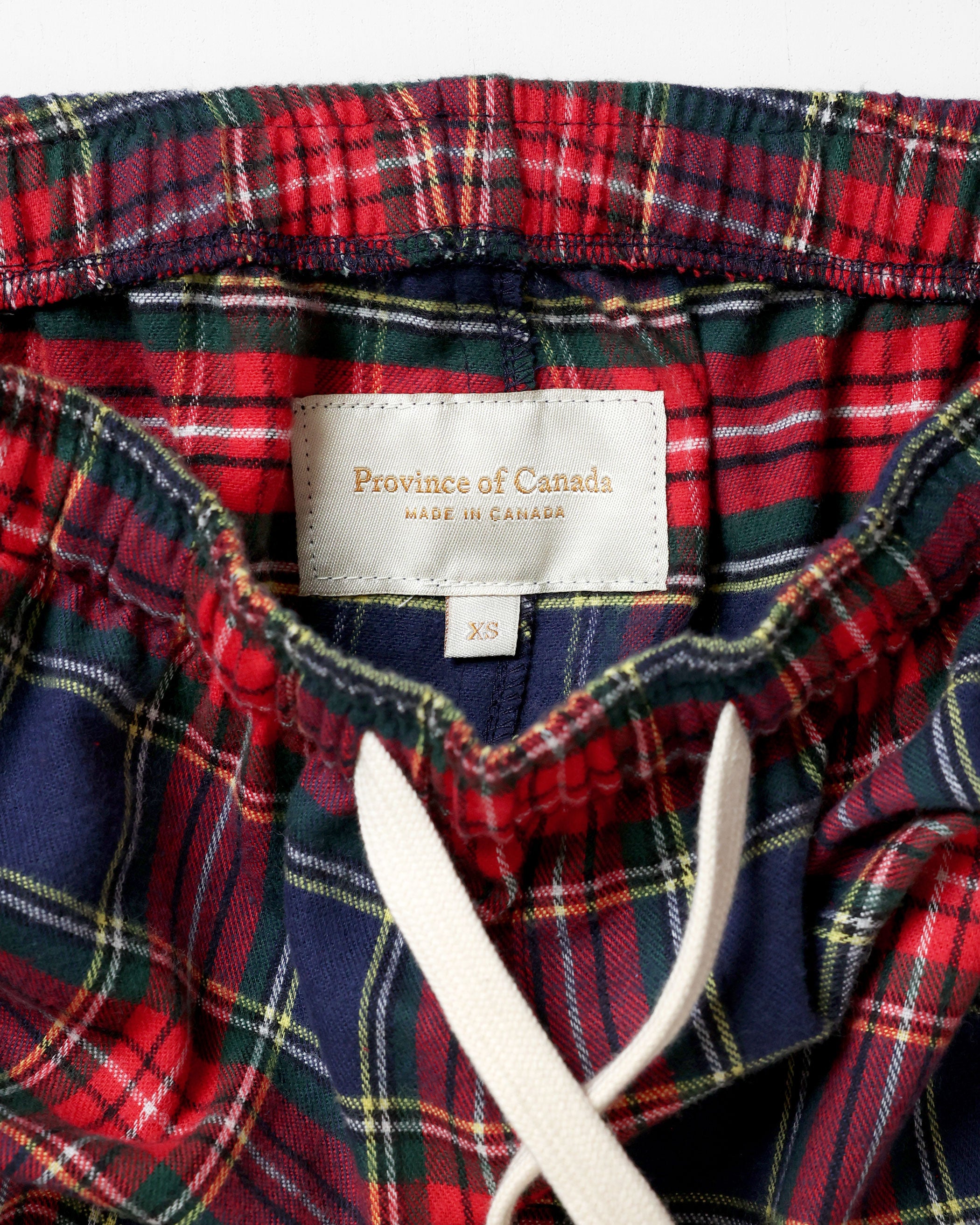 Made in Canada 100% Cotton McCallister Plaid Flannel Pyjama Pant - Unisex - Province of Canada