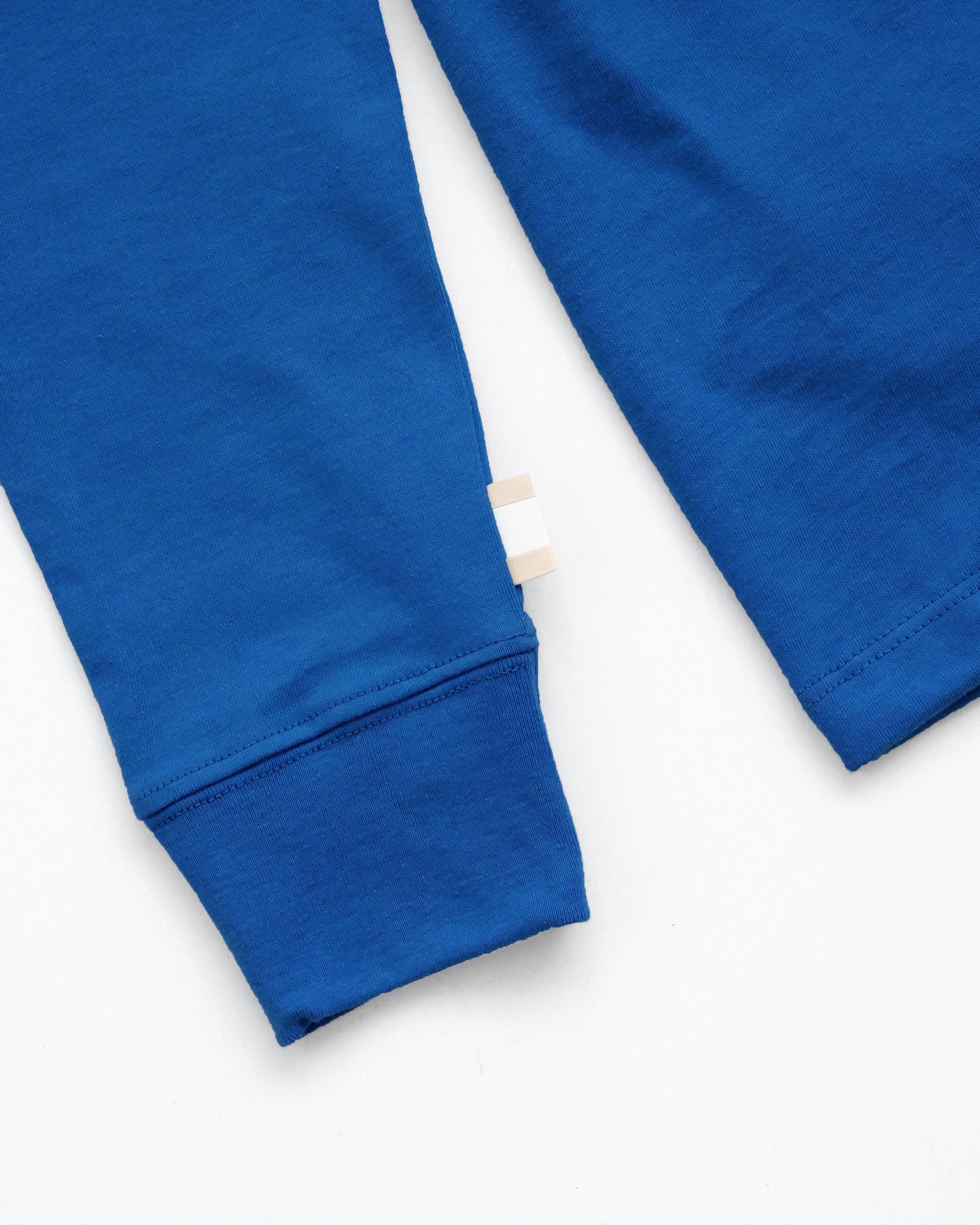 Made in Canada 100% Organic Cotton Monday Long Sleeve Tee T-Shirt Royal Blue - Province of Canada