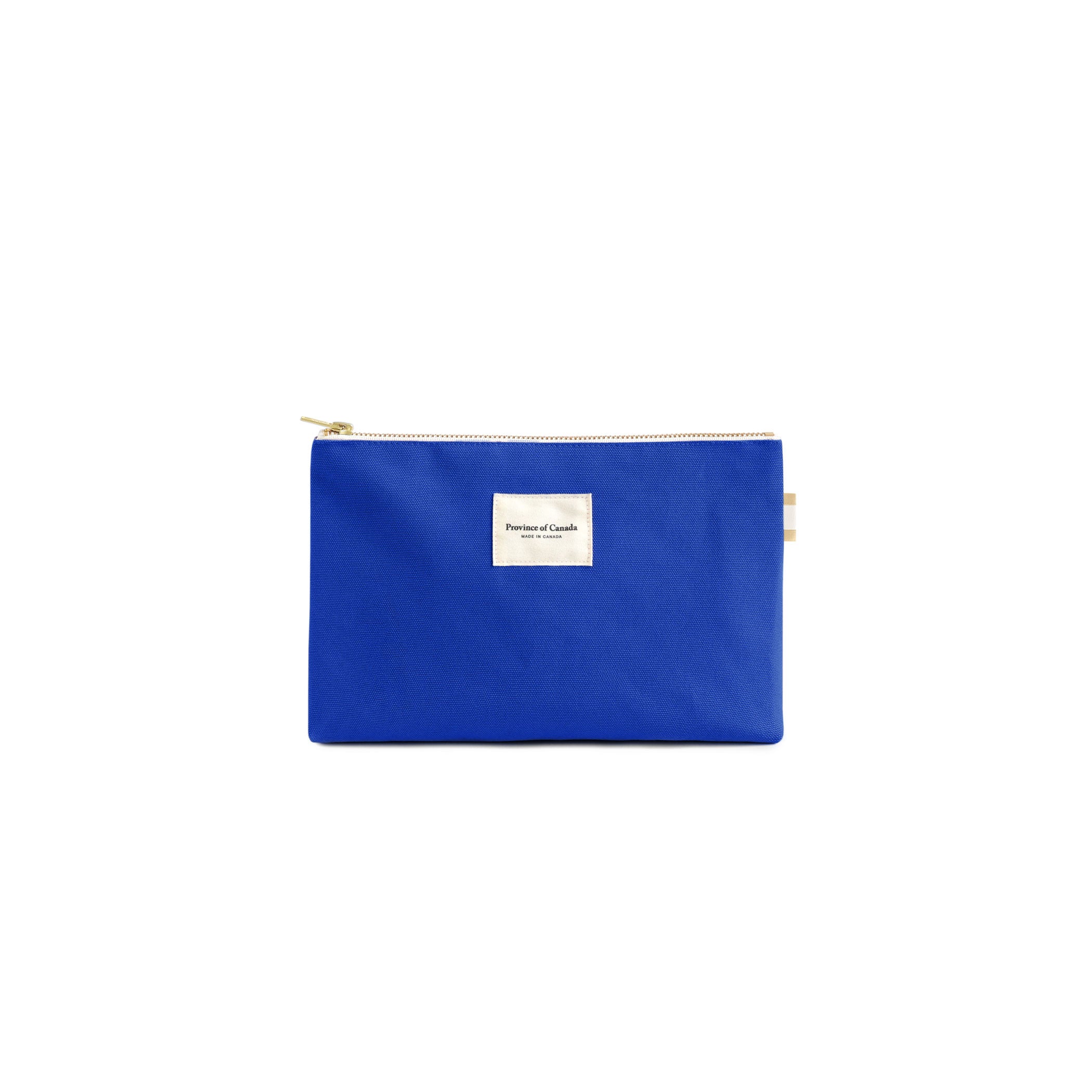 Made in Canada 100% Cotton Royal Blue Travel Pouch - Province of Canada