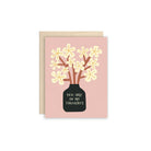 You Are in My Thoughts Flowers Greeting Card - Made in Canada - Province of Canada