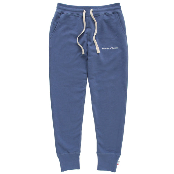 Skinny French Terry Sweatpant French Blue - Unisex - Made in Canada -  Province of Canada