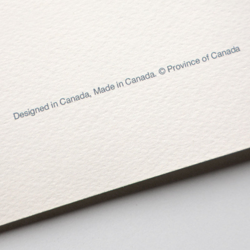 Province Du Canada Print - 24" x 36" 100% Cotton Fine Art Archival Paper Textured Matte Finish - Printed in Canada