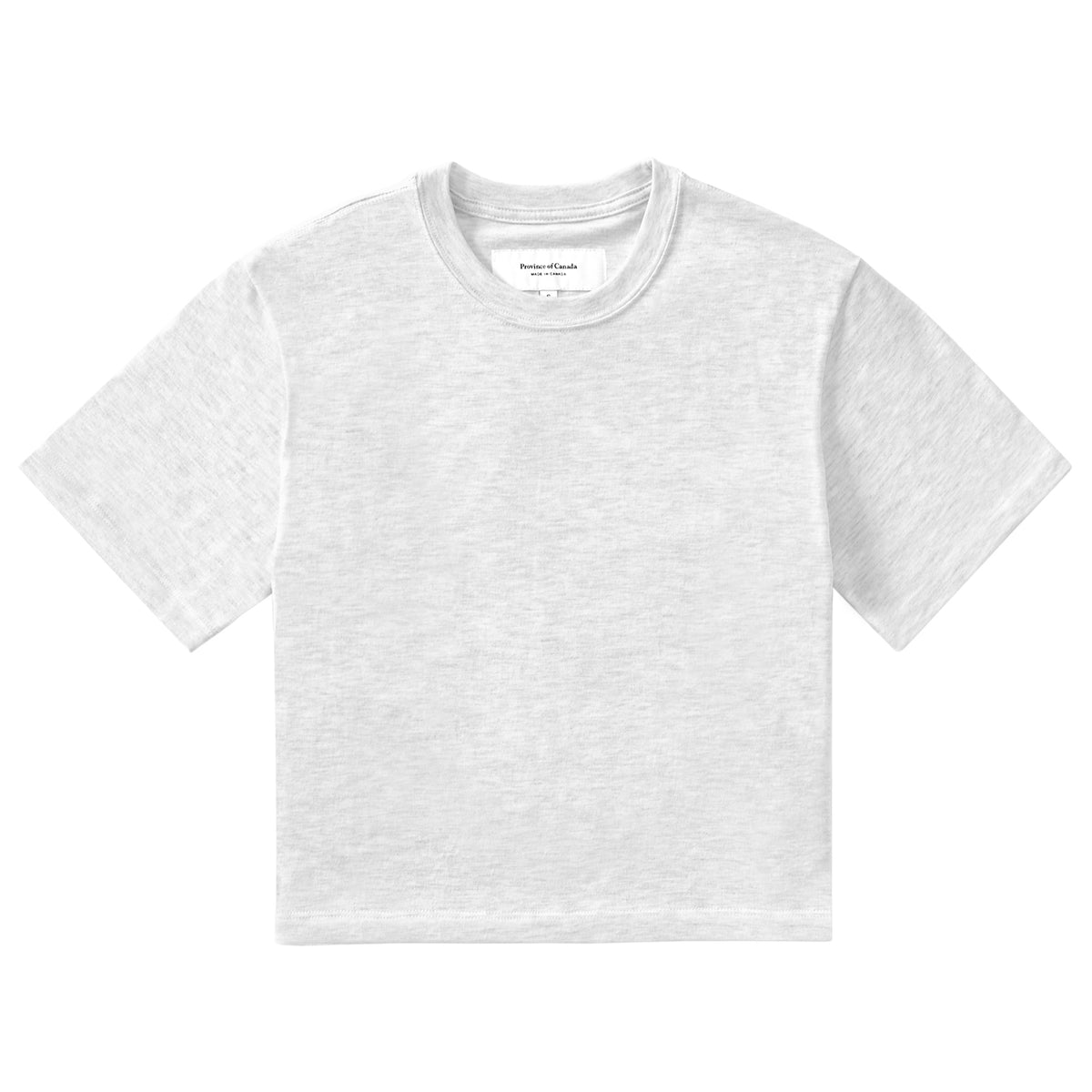 Monday Crop Top Tee Cloud - Made in Canada - Province of Canada