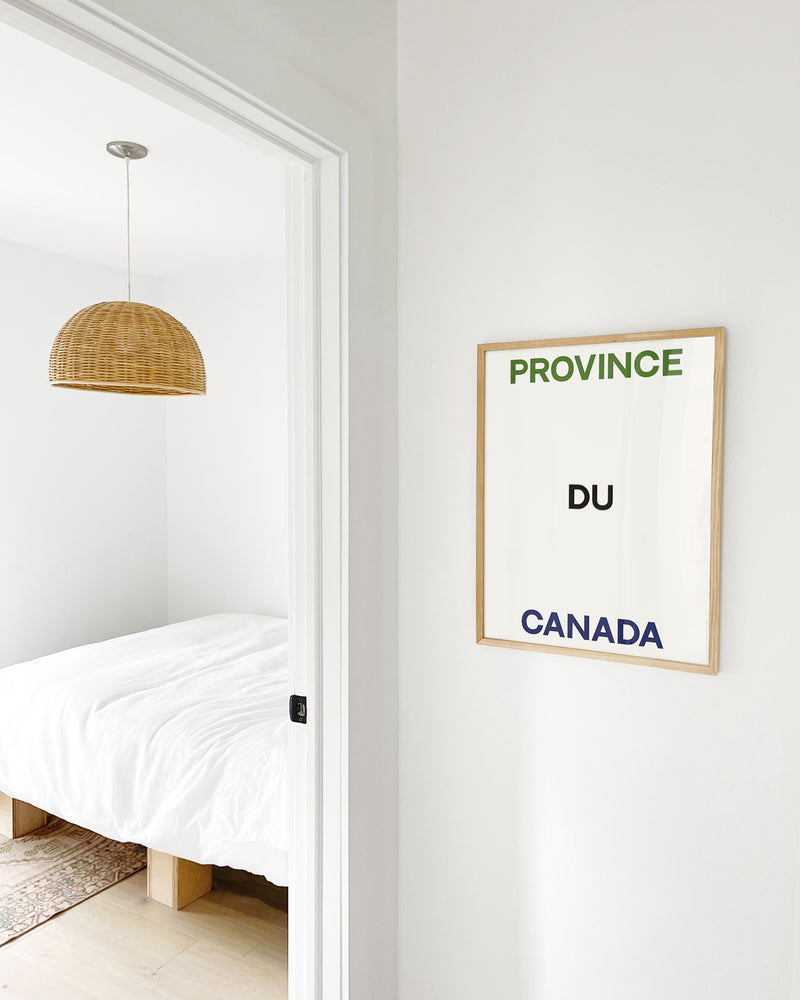 Province du Canada Print