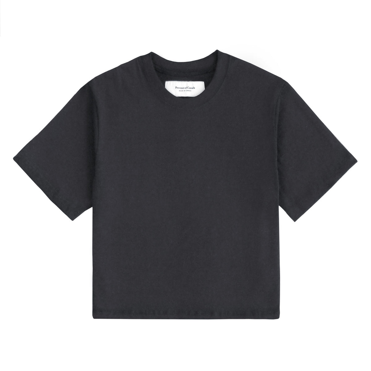 Monday Crop Top Tee Ink - Made in Canada - Province of Canada