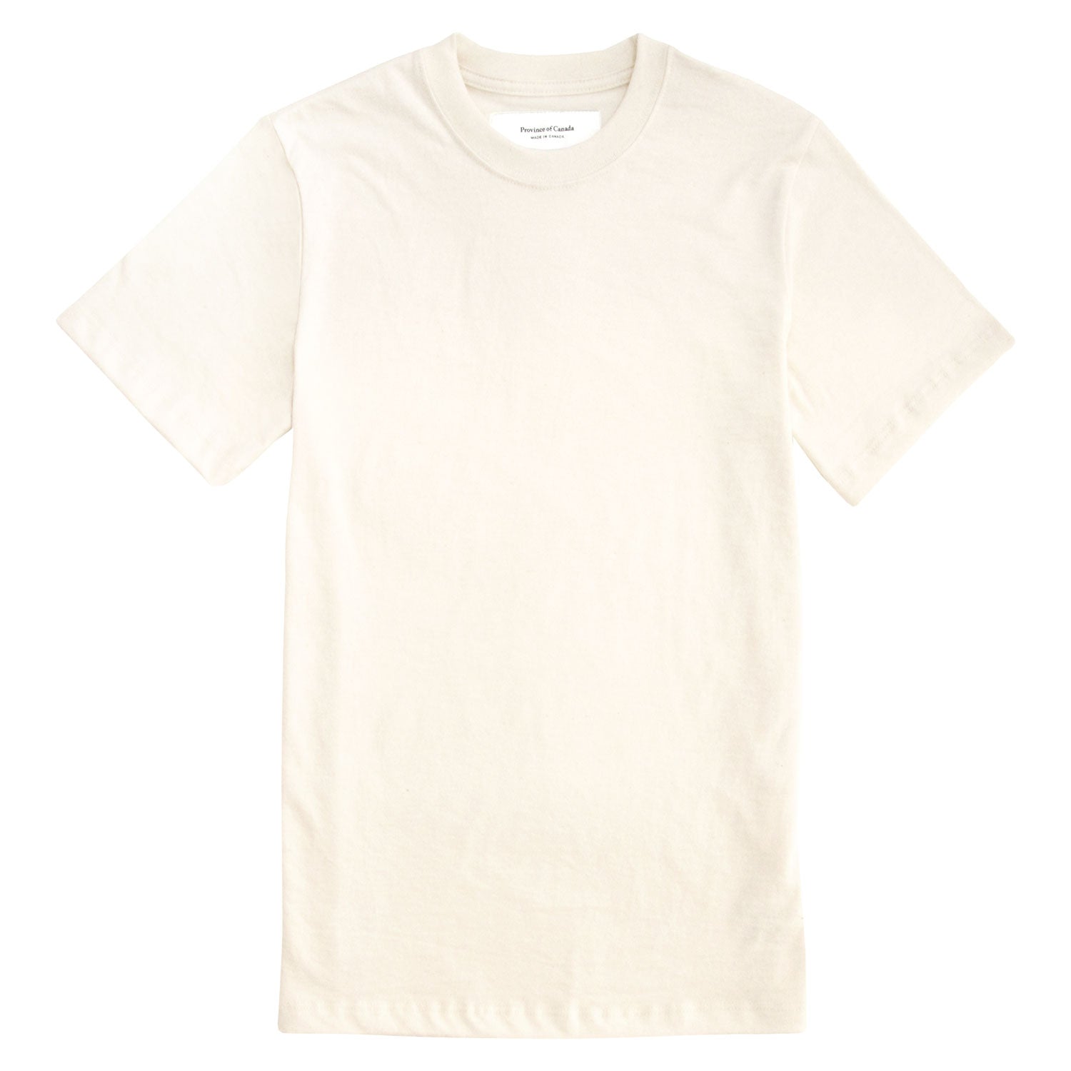 Made in Canada 100% Organic Cotton Monday Tee Natural - Unisex - Province of Canada