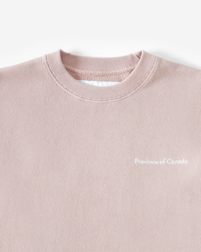 Made in Canada 100% Cotton French Terry Crop Sweatshirt Dusk - Province of CanadaMade in Canada 100% Cotton French Terry Crop Sweatshirt Dusk - Province of Canada