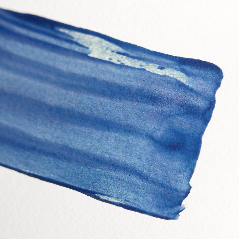Path Blue Print - 24" x 36" 100% Cotton Fine Art Archival Paper Textured Matte Finish - Printed in Canada
