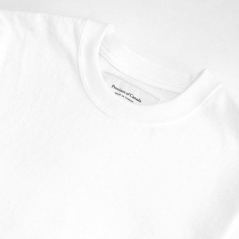 Monday Tee White - Unisex - Made in Canada - Province of Canada