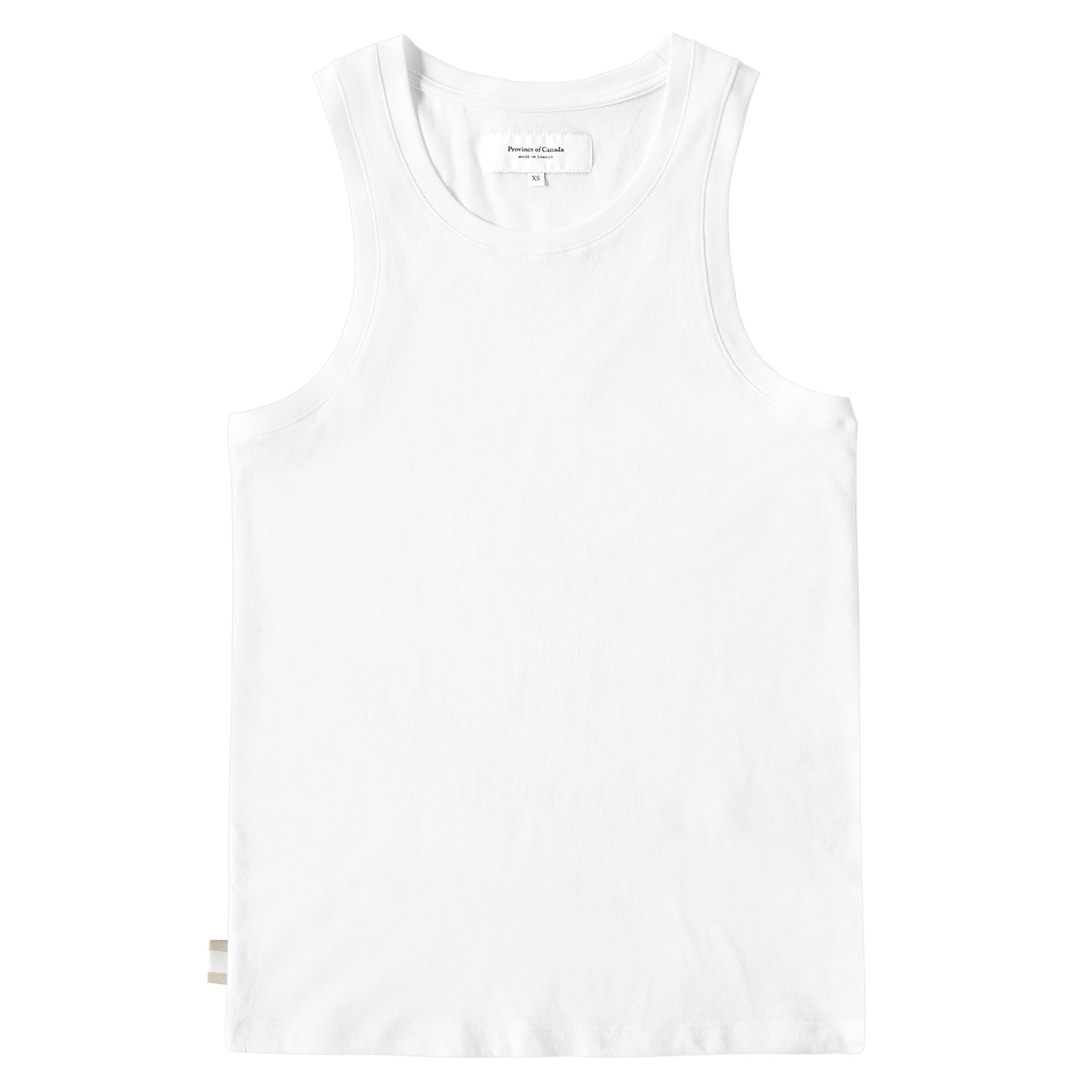 Made in Canada 100% Organic Cotton Tuesday Tank Top White Unisex - Province of Canada
