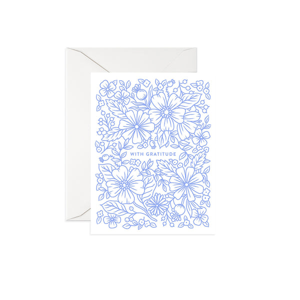 With Gratitude Greeting Card - Made in Canada - Province of Canada