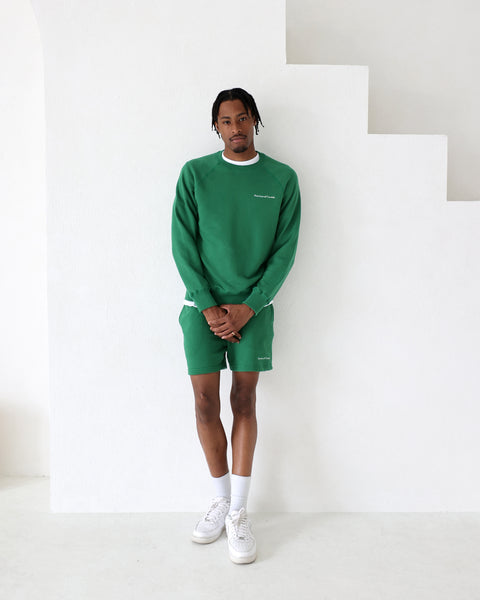 French Terry Sweatshirt - Green - Men