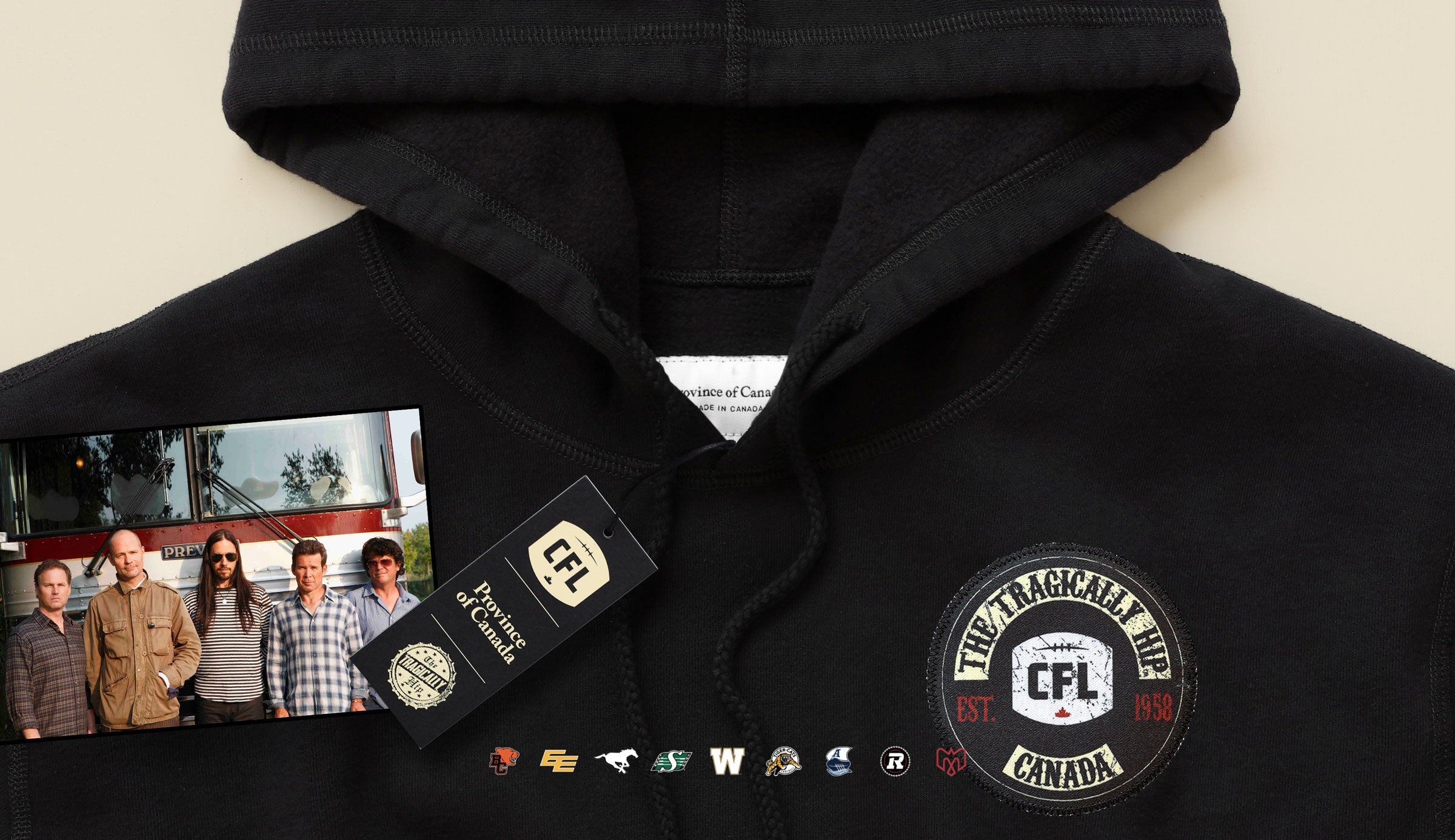 The CFL x The Tragically Hip x Province of Canada