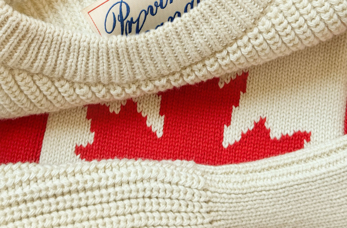 Made in Canada 100% Organic Cotton Varsity Canada Tee Shirt Red - Province of Canada