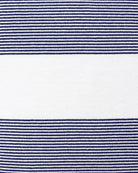 Made in Canada 100% Cotton Brant White and Navy 20 x 20 Cushion Cover - Province of Canada