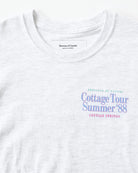 Made in Canada 100% Organic Cotton Cottage Tour Long Sleeve Tee Cloud - Unisex - Province of Canada