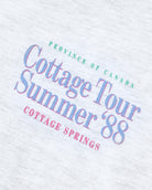Made in Canada 100% Organic Cotton Cottage Tour Long Sleeve Tee Cloud - Unisex - Province of Canada