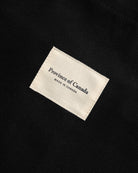 100% Cotton Made in Canada Large Wordmark Tote Bag Black - Province of Canada