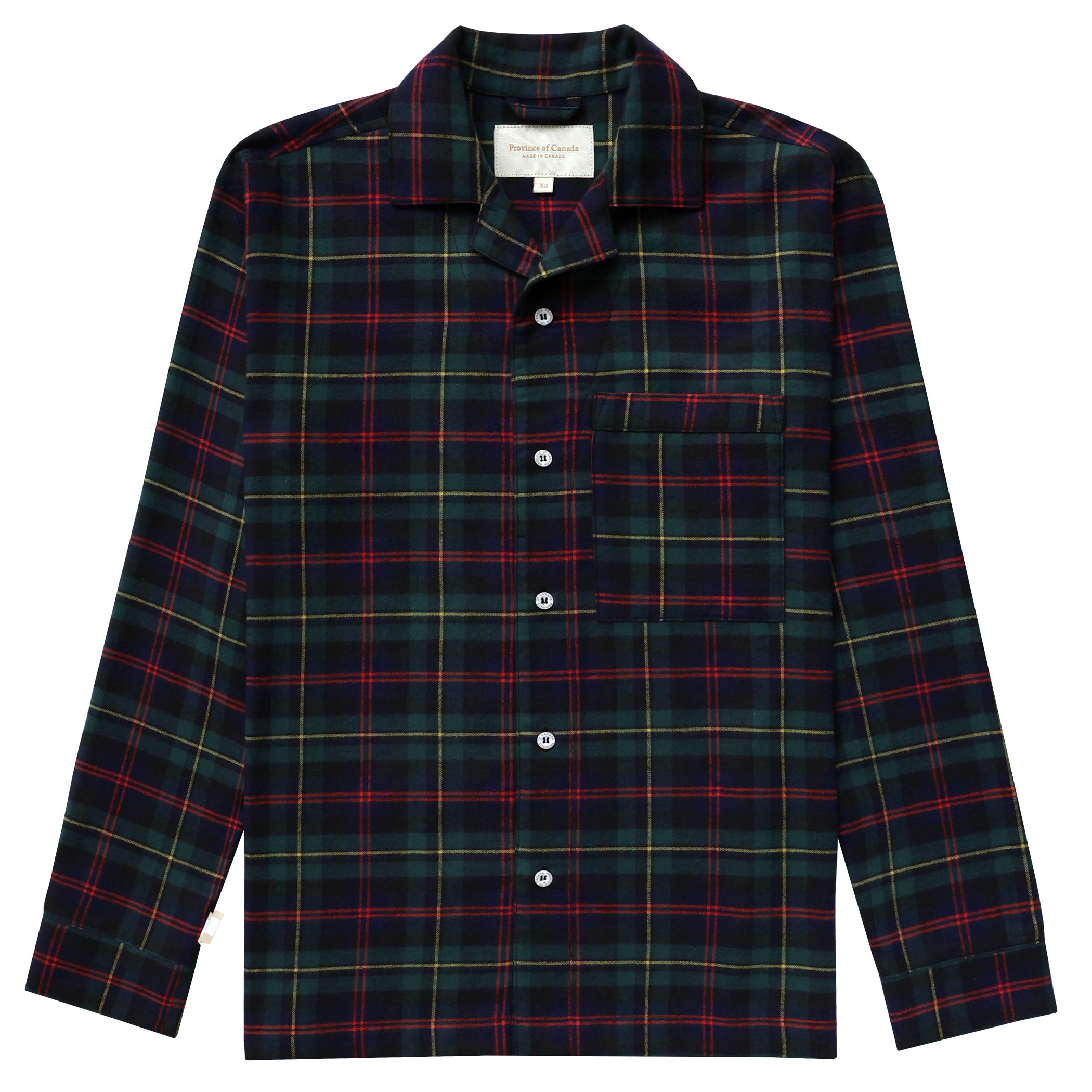 Province of Canada - Plaid Flannel Pyjama - Made in Canada