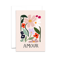 Amour Floral Mother's Day Valentine's Greeting Card - Made in Canada - Province of Canada