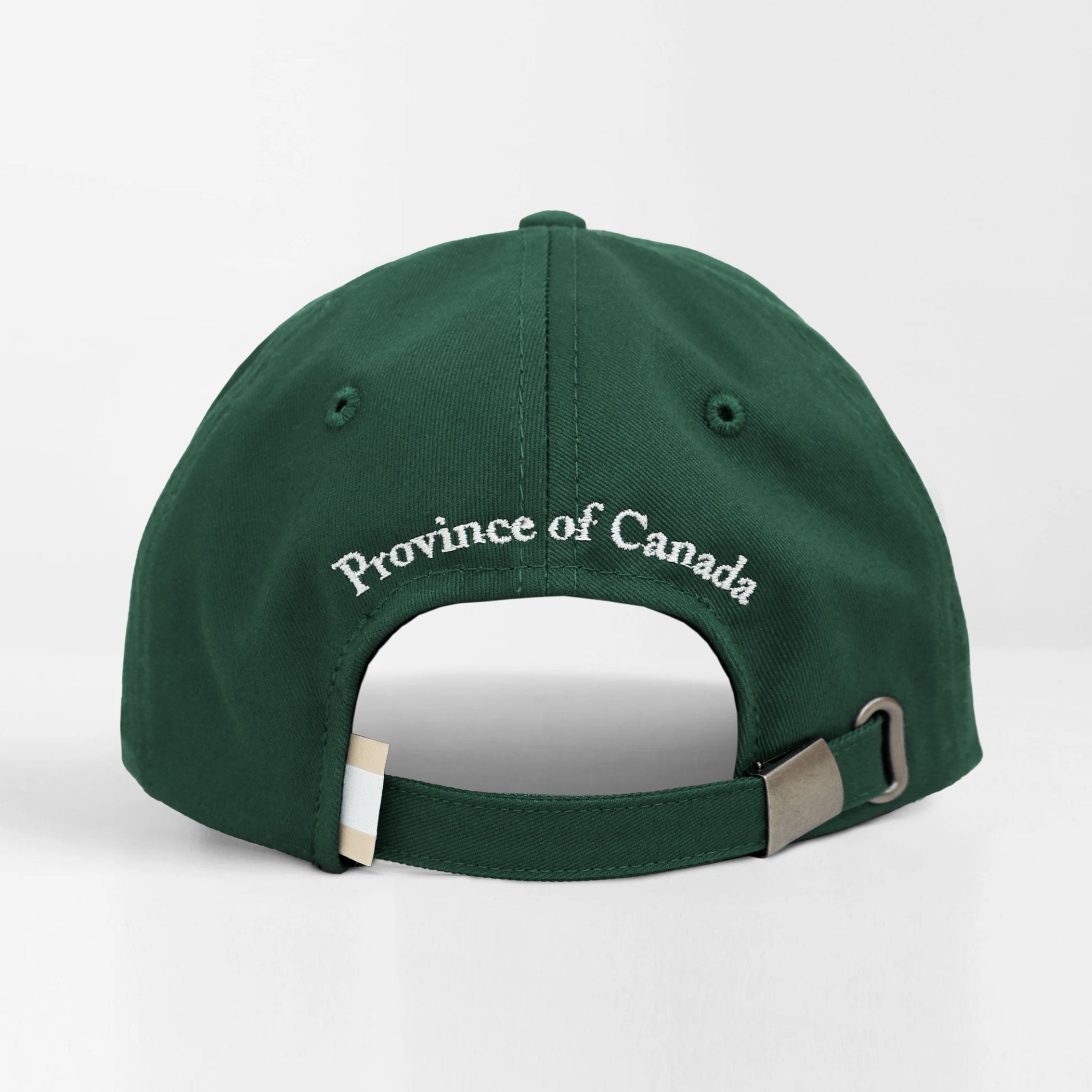 Made in Canada 100% Cotton Kids Heart Baseball Hat Forest Green - Province of Canada