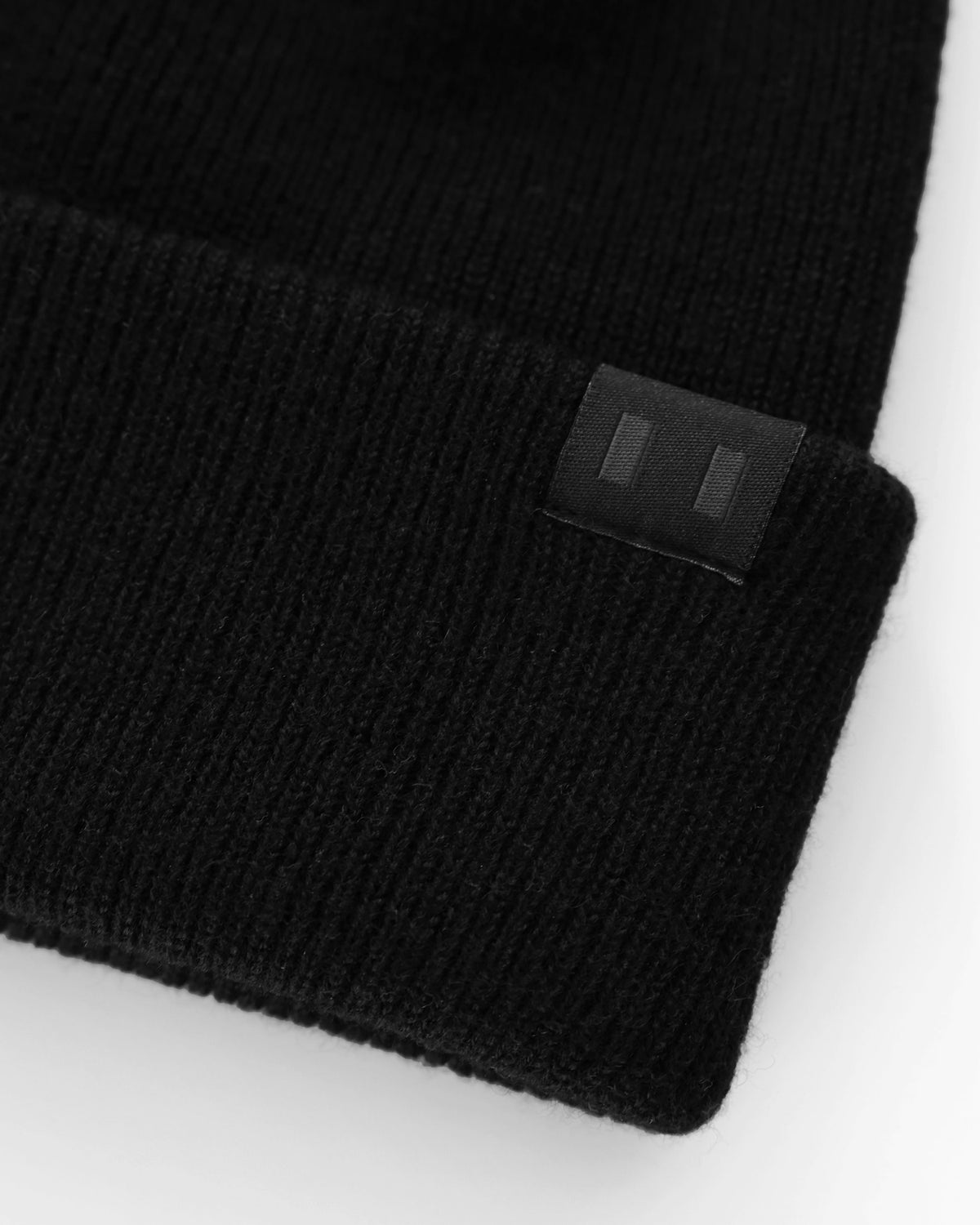 Made in Canada - Cashmere Wool Rib Toque Black - Province of Canada