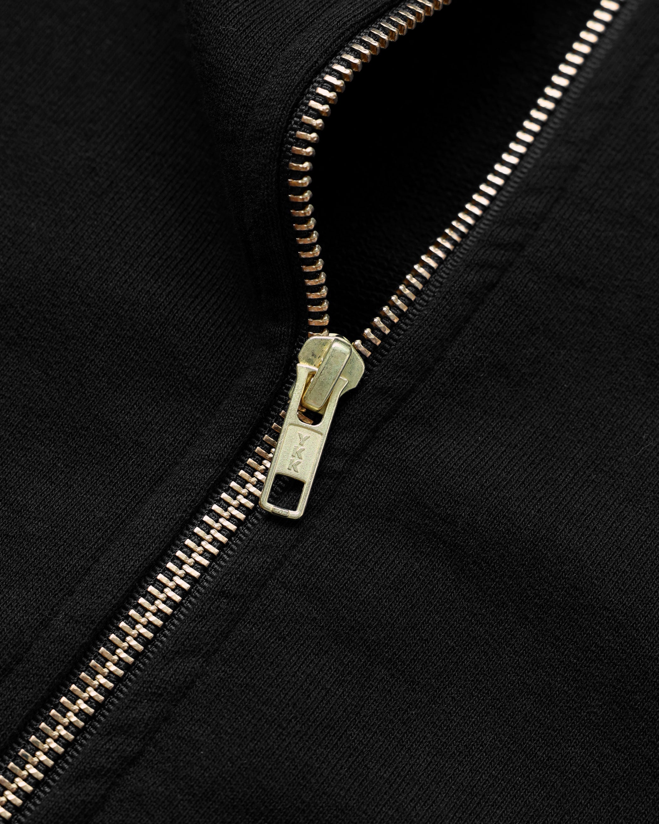 Made in Canada 100% Cotton French Terry Zip Hoodie Black - Unisex - Province of Canada 