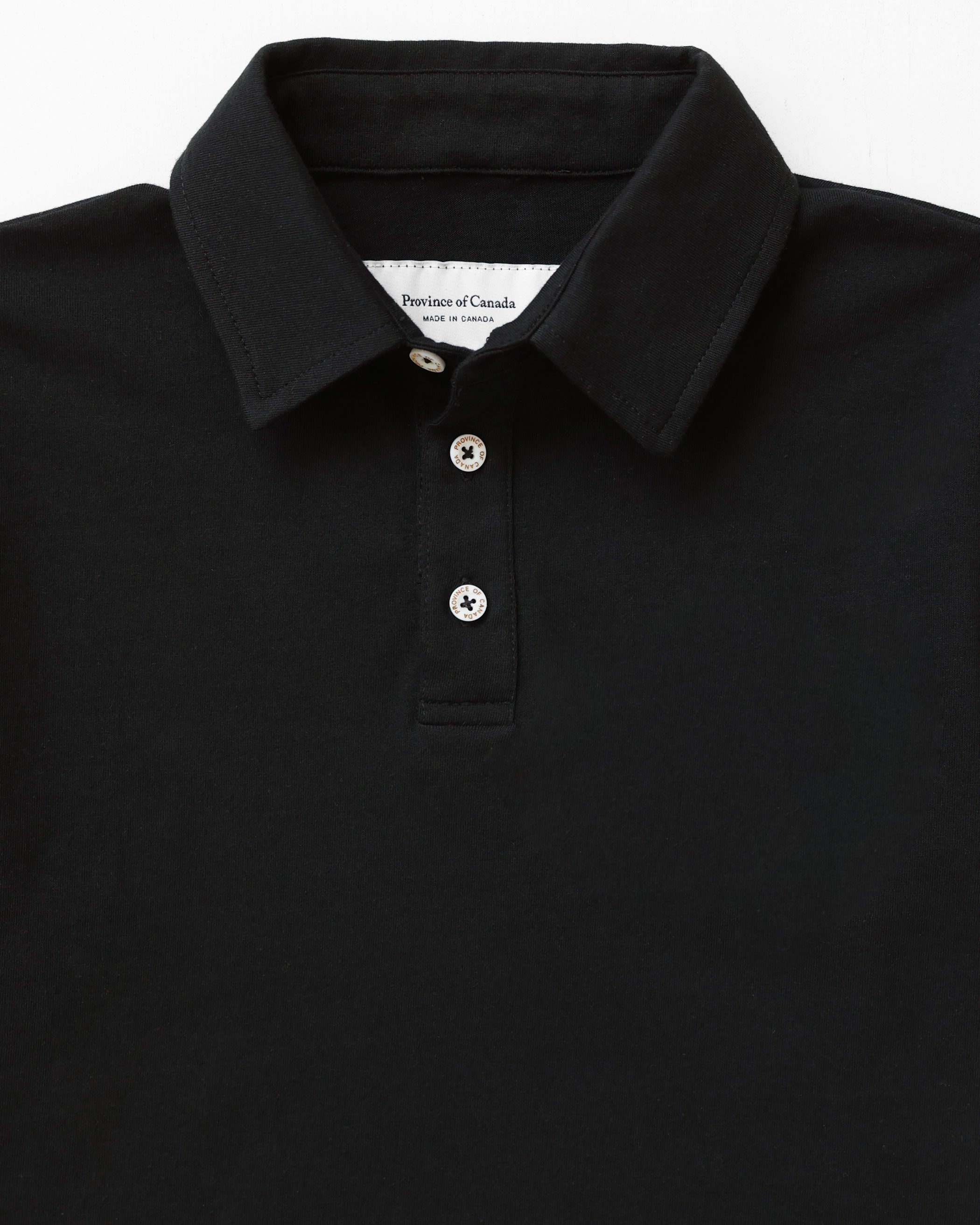 Made in Canada Sunday Polo Shirt Black - Province of Canada