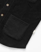 Made in Canada 100% Cotton Reverse Fleece Overshirt Black - Unisex - Province of Canada 