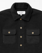Made in Canada 100% Cotton Reverse Fleece Overshirt Black - Unisex - Province of Canada 