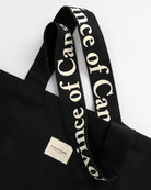 100% Cotton Made in Canada Large Wordmark Tote Bag Black - Province of Canada