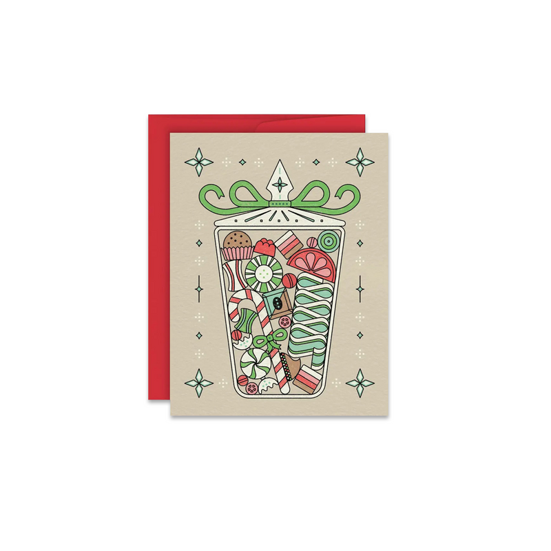 Bonbonnière Christmas Greeting Card - Made in Canada - Province of Canada