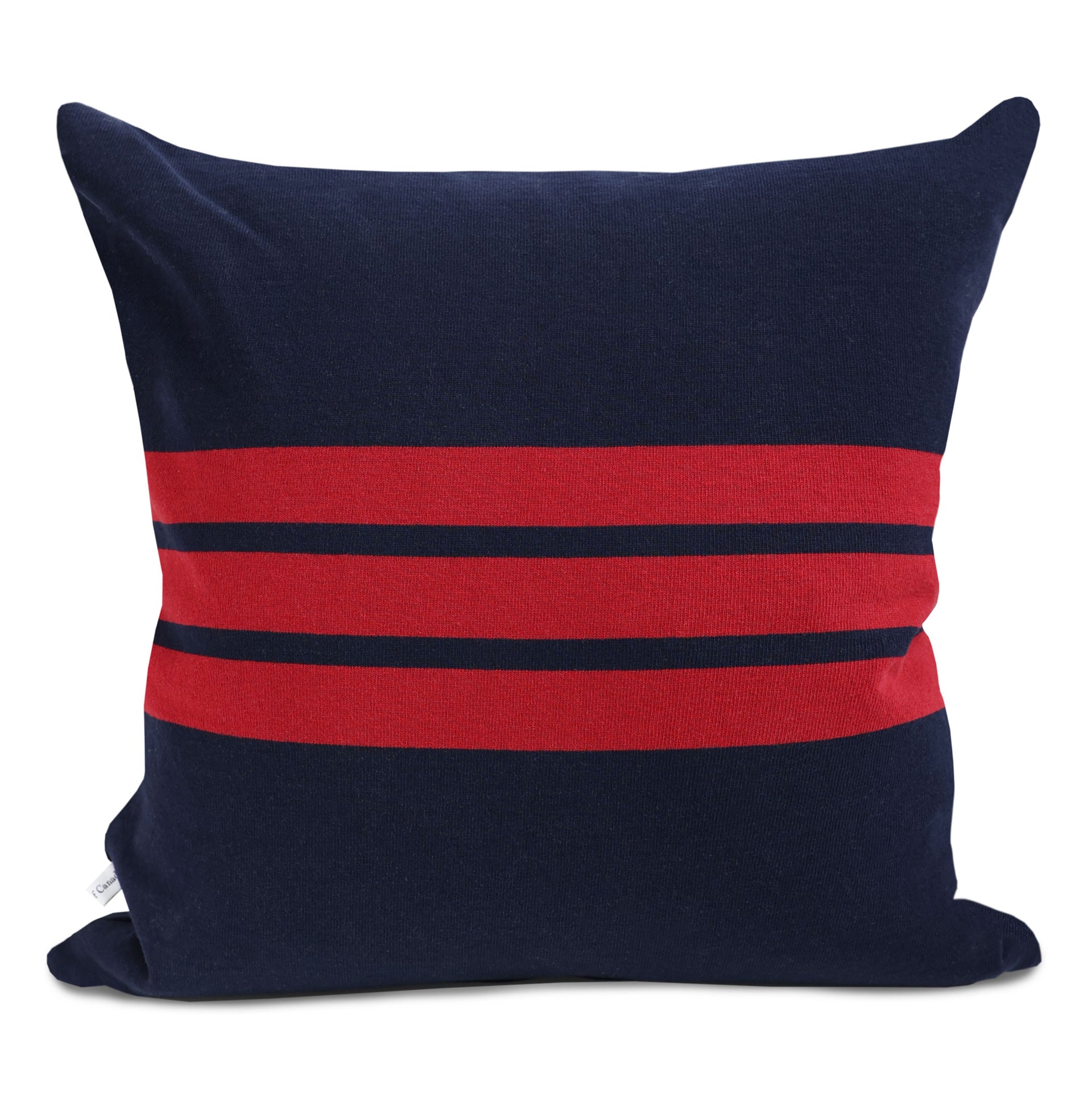 Brackley Cushion Cover Scarlet and Navy