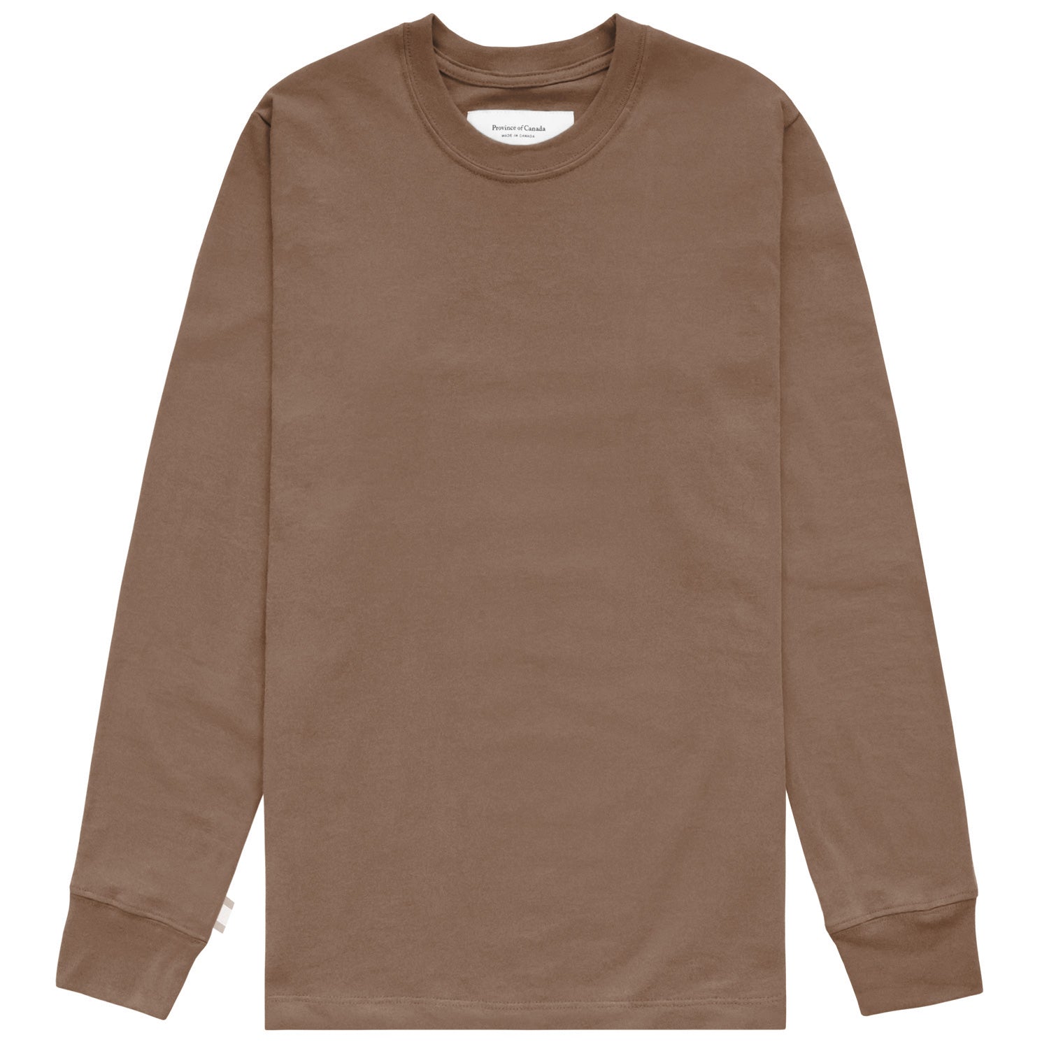 Made in Canada Monday Long Sleeve Tee Cocoa Brown - Unisex - Province of Canada