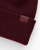 Made in Canada - Cashmere Wool Rib Toque Burgundy - Province of Canada 
