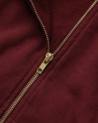 Made in Canada 100% Cotton French Terry Zip Hoodie Burgundy - Unisex - Province of Canada 