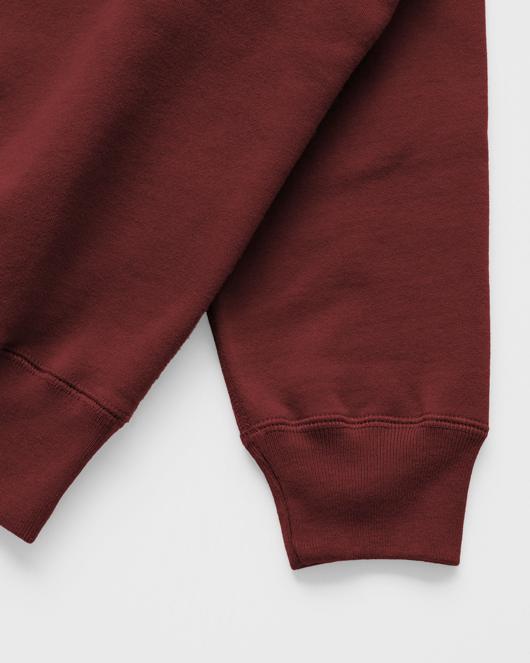 Made in Canada Half Zip Fleece Sweatshirt Red Unisex - Province of Canada