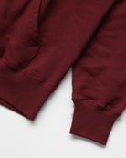 Made in Canada 100% Cotton French Terry Zip Hoodie Burgundy - Unisex - Province of Canada 
