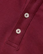 Made in Canada Sunday Polo Long Sleeve Dress Burgundy - Province of Canada