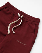 Made in Canada 100% Cotton Skinny French Terry Sweatpant Burgundy - Unisex - Province of Canada