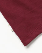 Made in Canada 100% Organic Cotton Monday Tee Crop Top Burgundy - Province of Canada