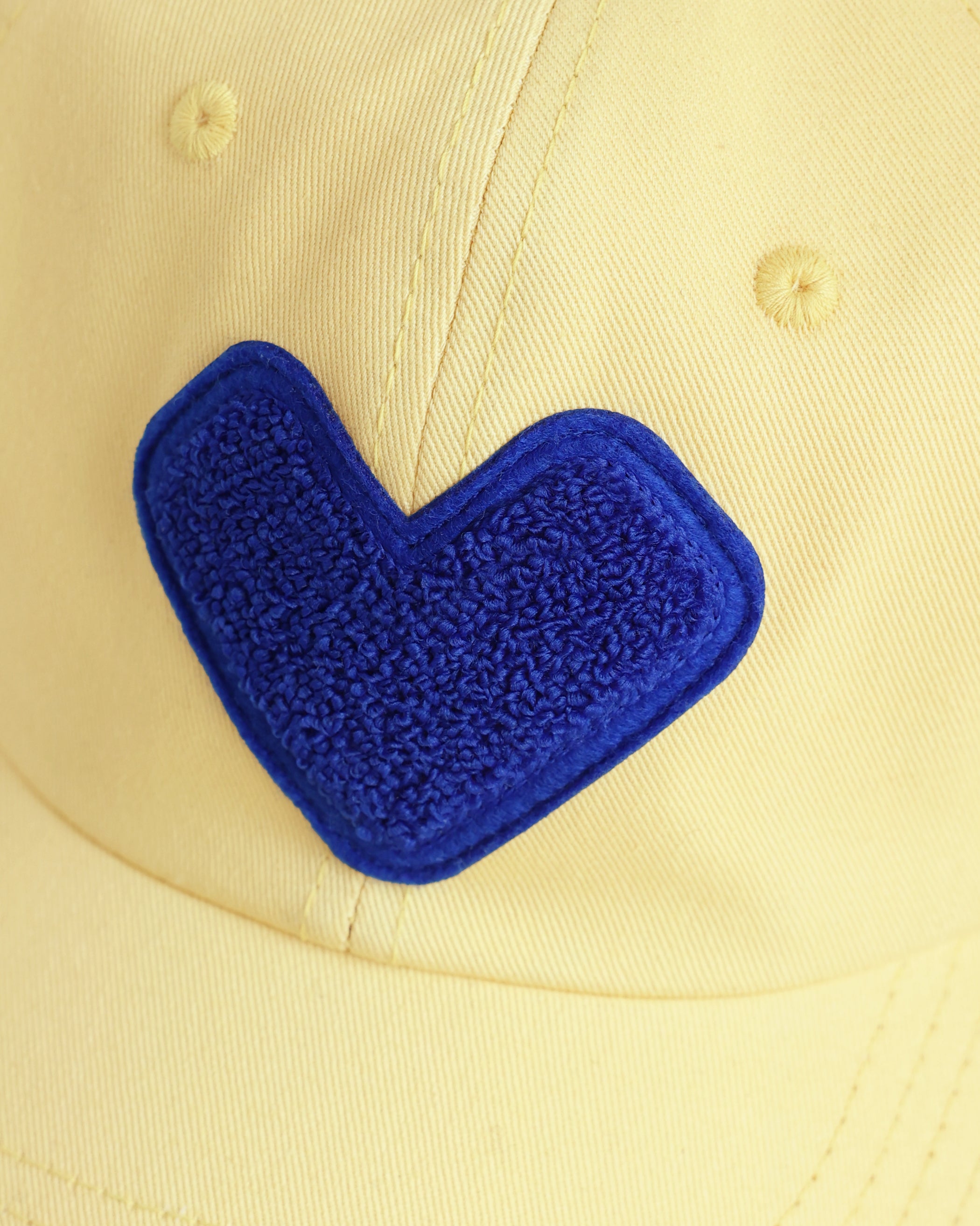 Made in Canada 100% Cotton Heart Baseball Hat Butter - Province of Canada 