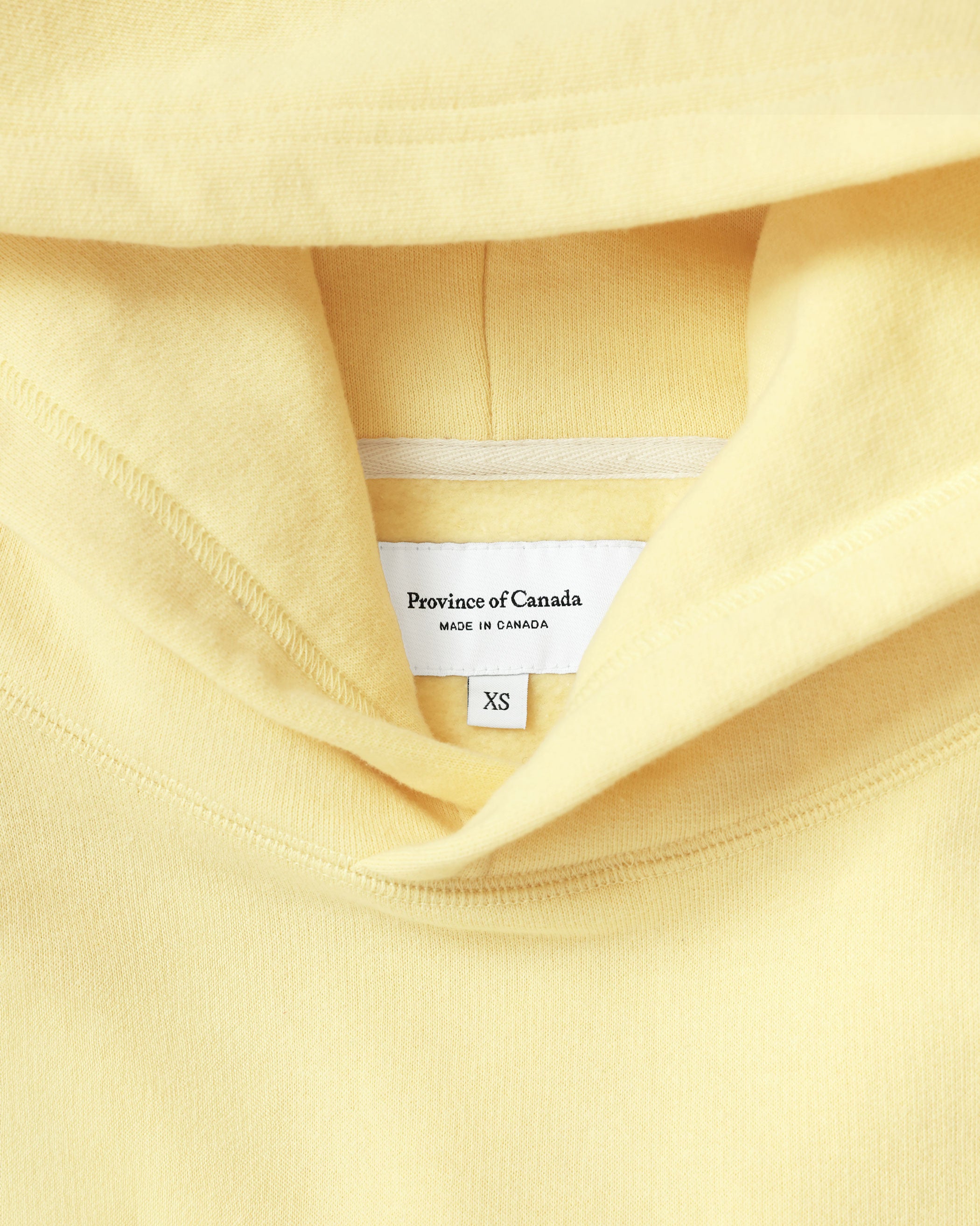 Made in Canada Flag Fleece Hoodie Butter - Unisex - Province of Canada