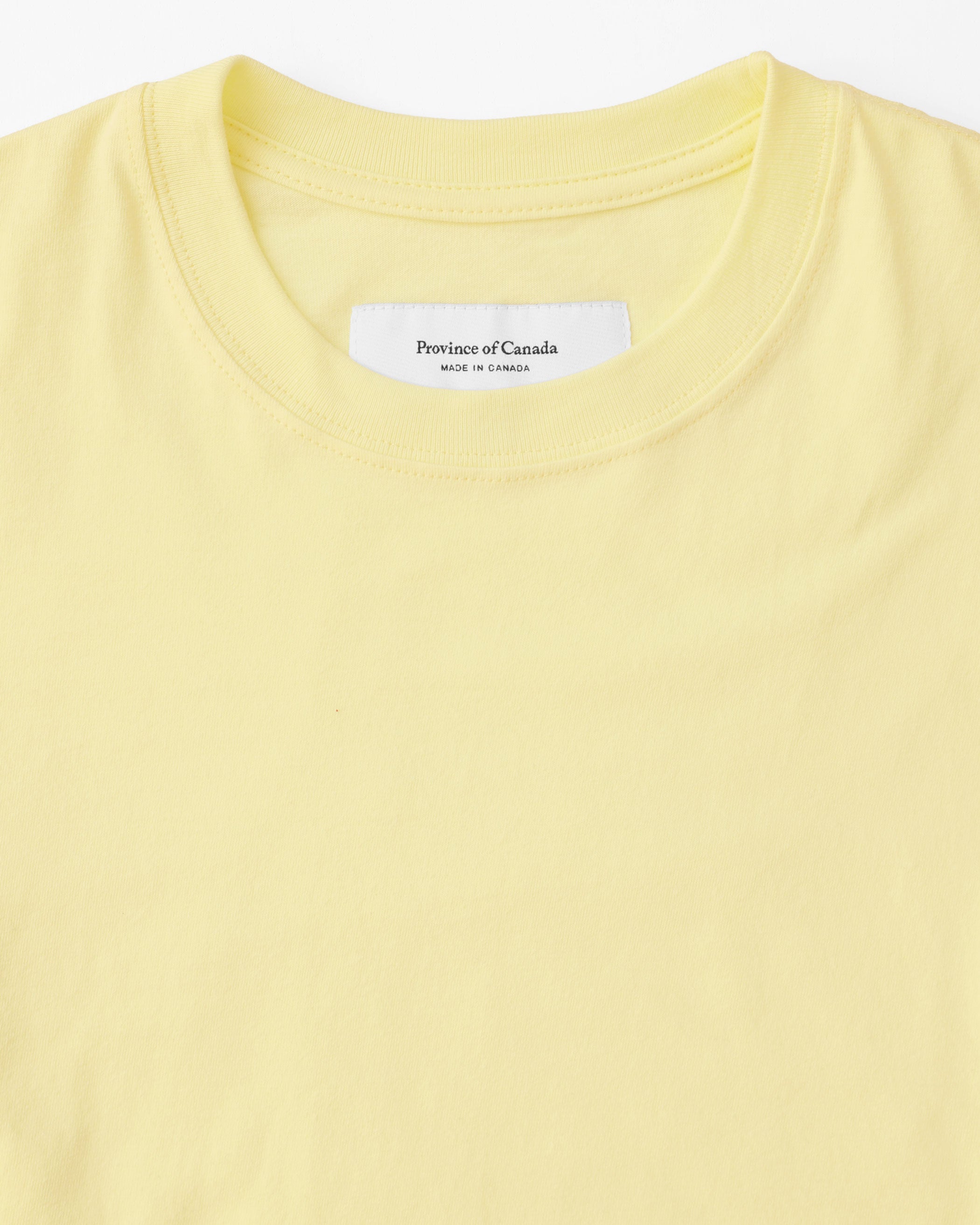 Made in Canada 100% Organic Cotton Monday Tee Butter - Unisex - Province of Canada 