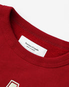 100% Cotton Fleece CAN Sweatshirt Red- Unisex - Province of Canada