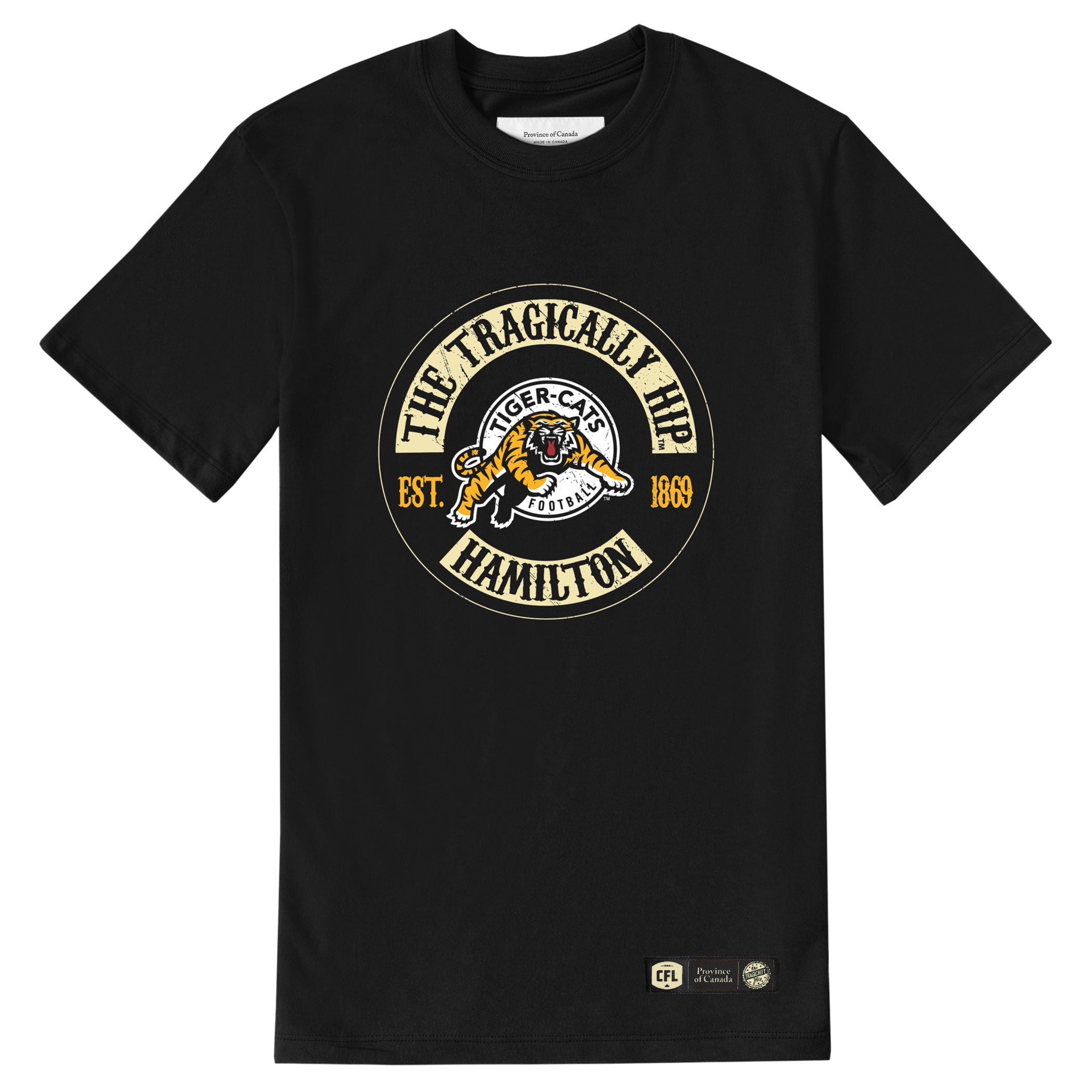 Hamilton Tiger-Cats CFL x The Tragically Hip Tee – Province of Canada